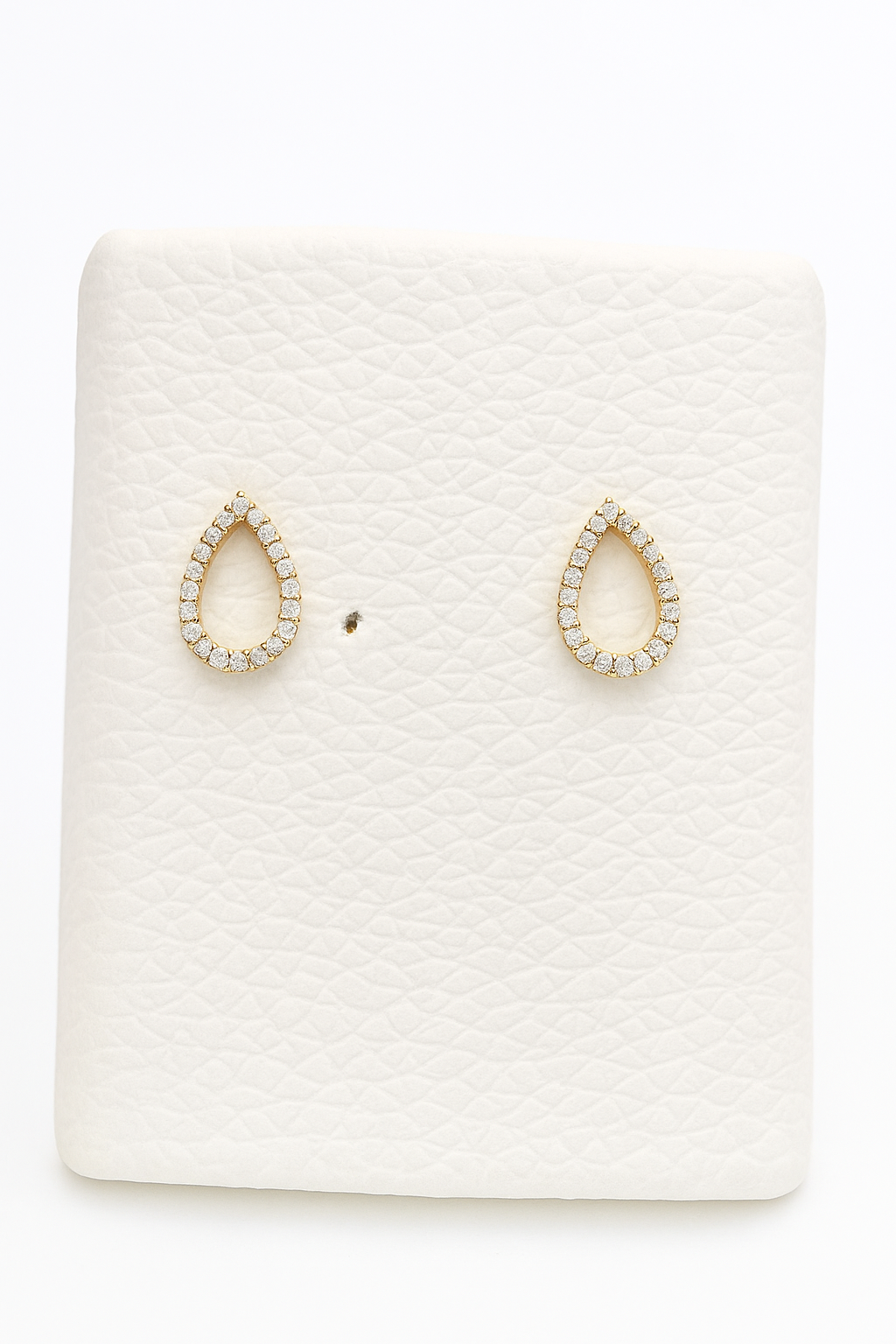 Aretes en forma de Gotas con Diamantes