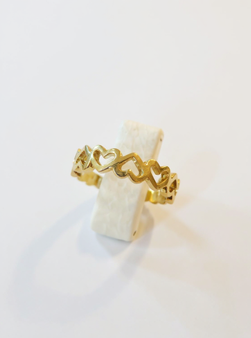 Anillo corazones