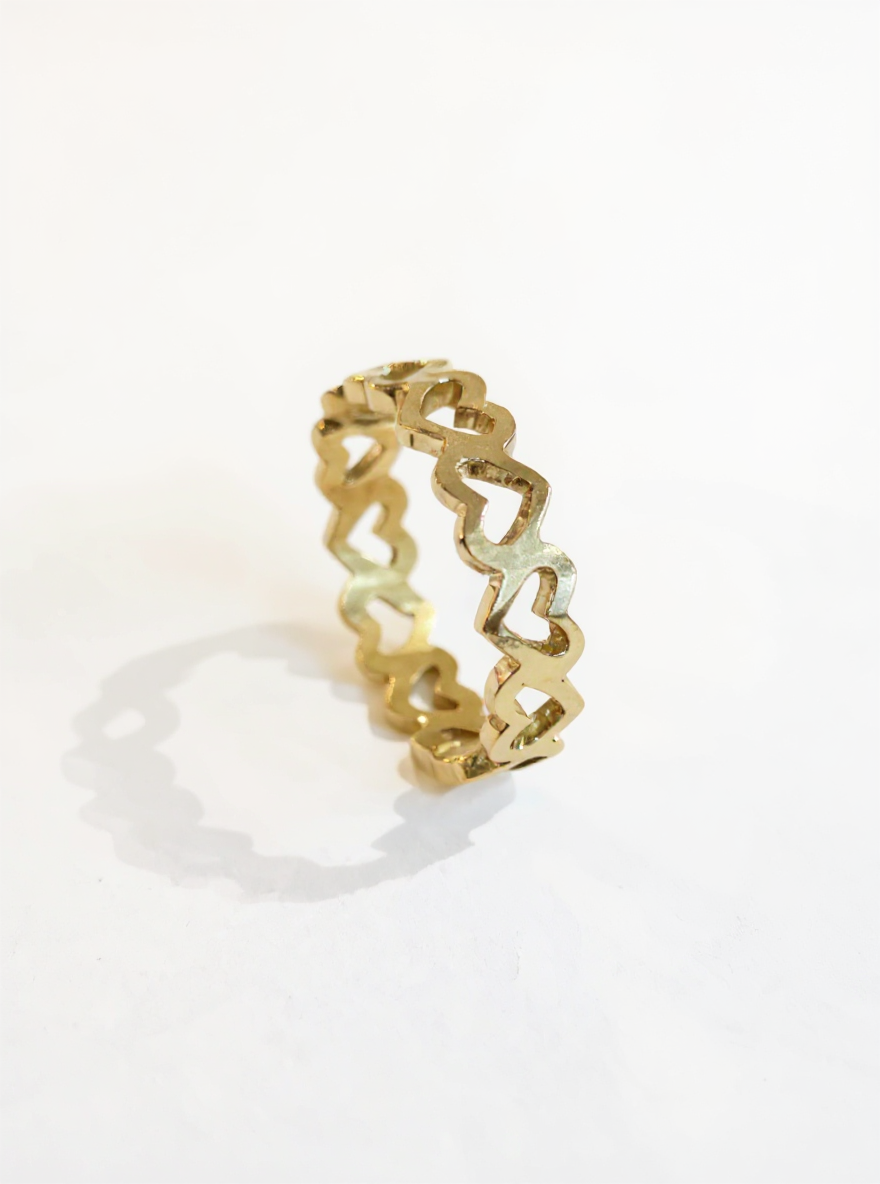 Anillo corazones