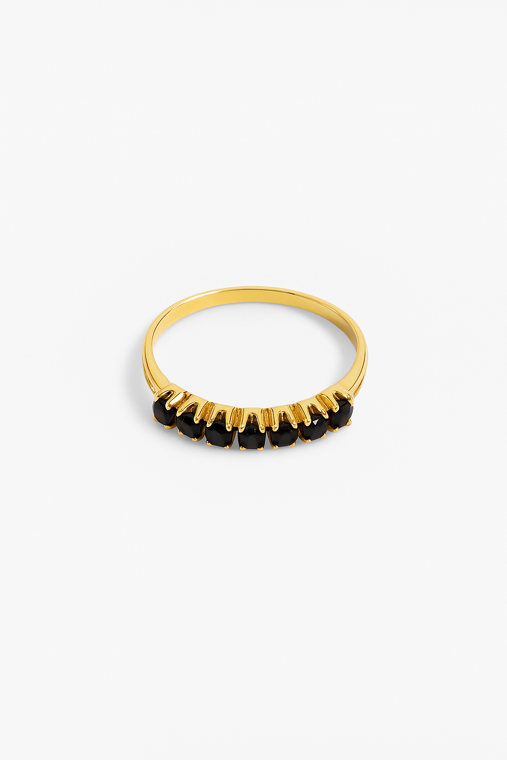 Anillo Medio Rivier con Zafiros