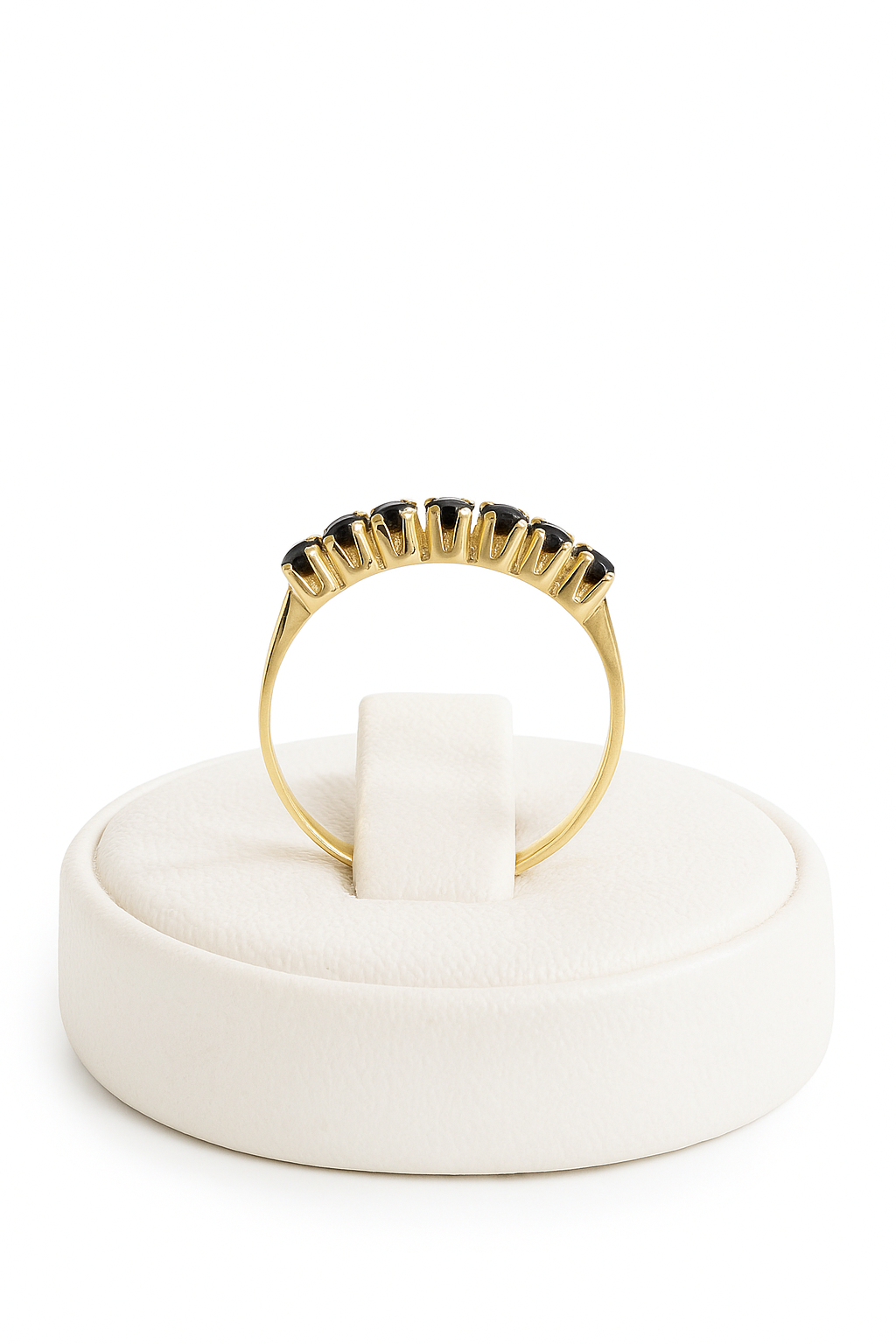 Anillo Medio Rivier con Zafiros