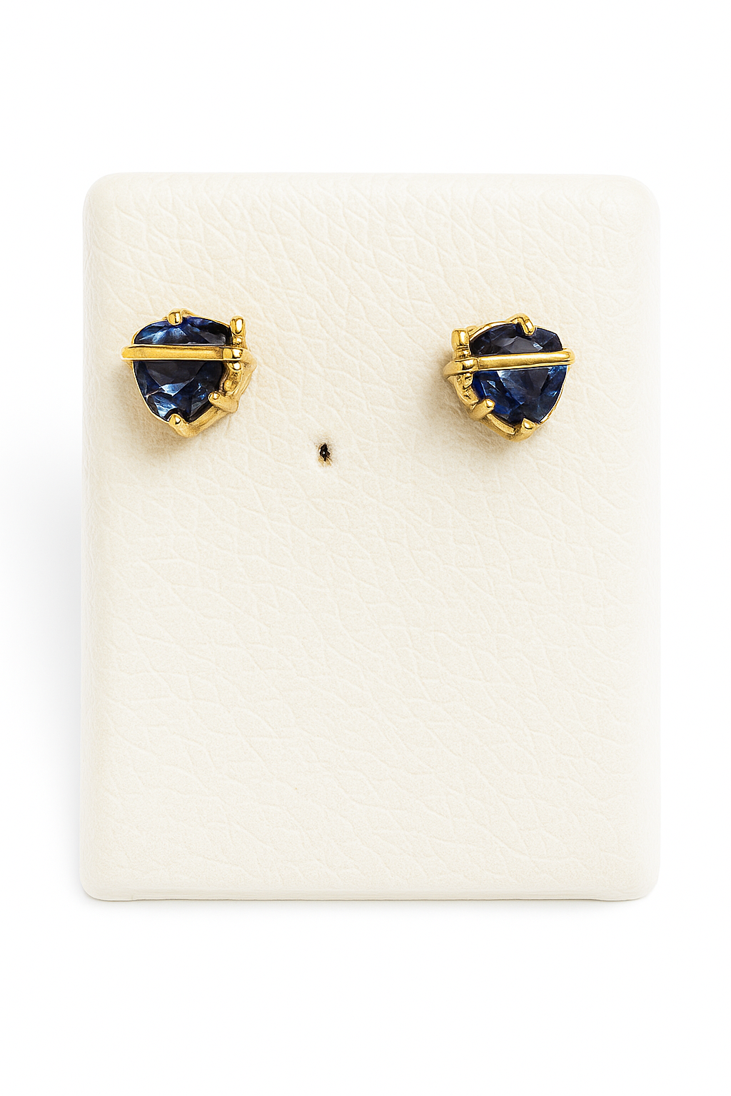Aretes con topacio imperial azul