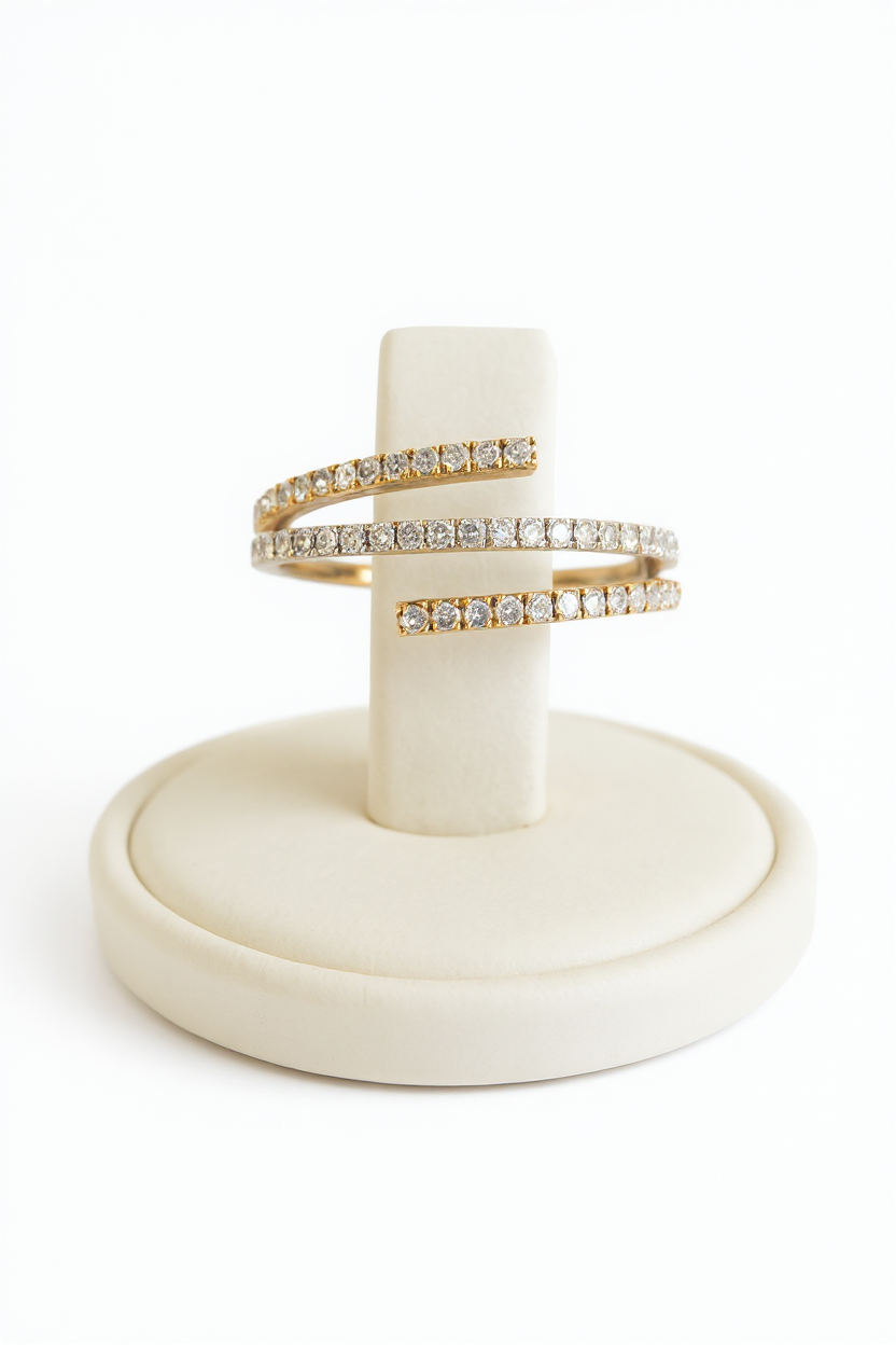Anillo con Brillantes Naturales