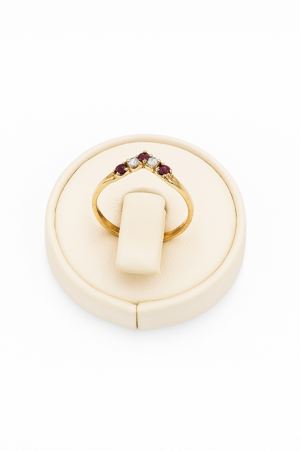 Anillo con Rubíes y Circones
